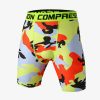 Camo Print Compression Shorts