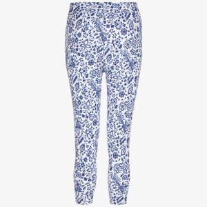 Paisley Flower Print Crop Leggings