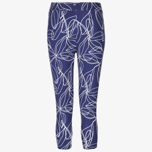 Linear Print Crop Leggings