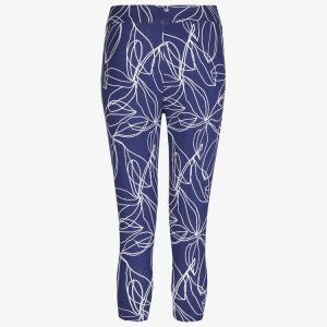 Linear Print Crop Leggings